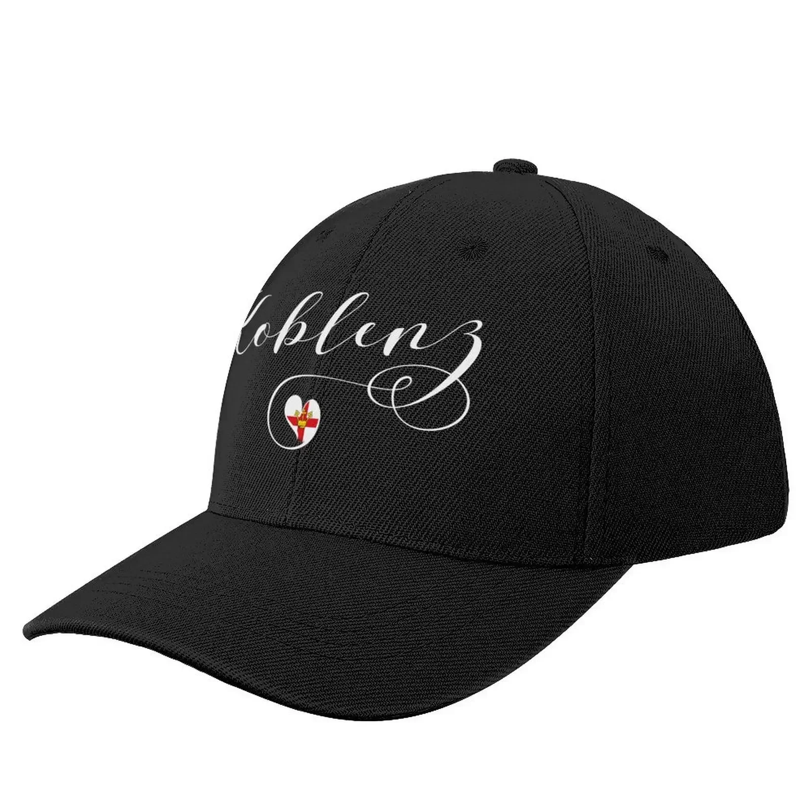 Koblenz Flag Heart, Rhineland-Palatinate Baseball Cap New Hat sun caps Icon Elegant Women's Hats Men's