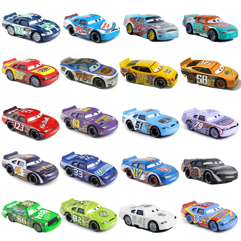 Cars Toy Piston Cup Racing Series Racer McQueen Kevin Ponchy Murray Lee Chick Hicks Todd Marcus Children’s Alloy Toy Car