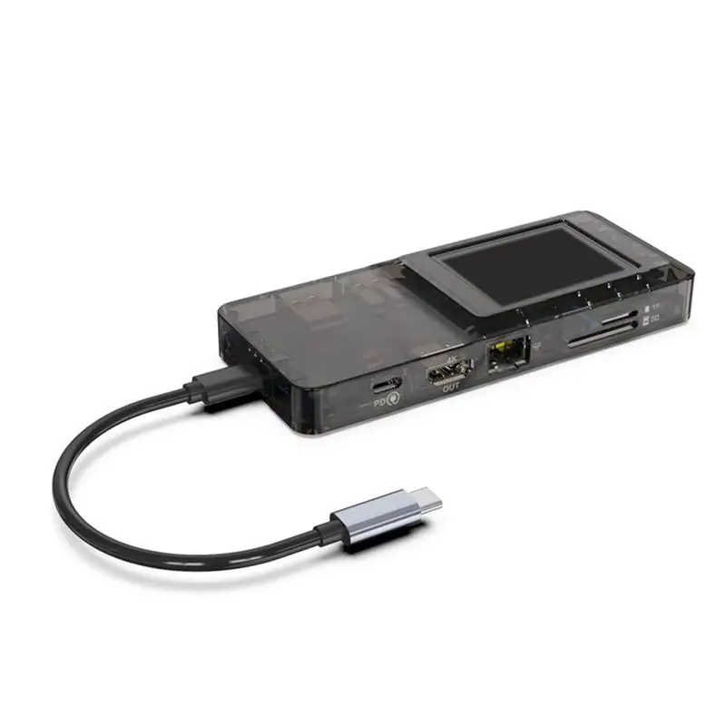 A23F-0108-D Typec L Stream Dec Visual Docking Station Network Port Docking Station Custom Button With Console
