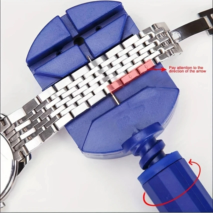 Watch Link For Band Slit Strap Bracelet Chain Pin Remover Adjuster Repair Tool Kit For Men Women SmartWatch