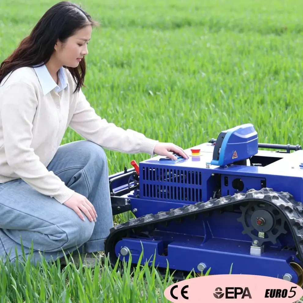 

Customized New Intelligent Electric Lawn Mower Robot Wireless Automatic Self Charging Obstacle Avoidance Remote Control