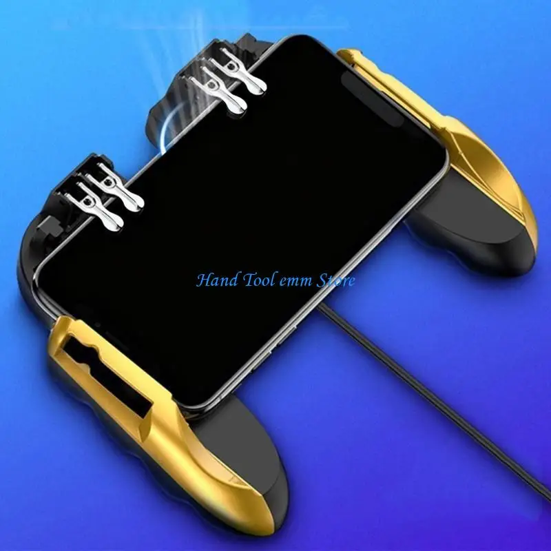 H37F 4 controladores juegos móviles activación con ventilador compatible para COD Mobile
