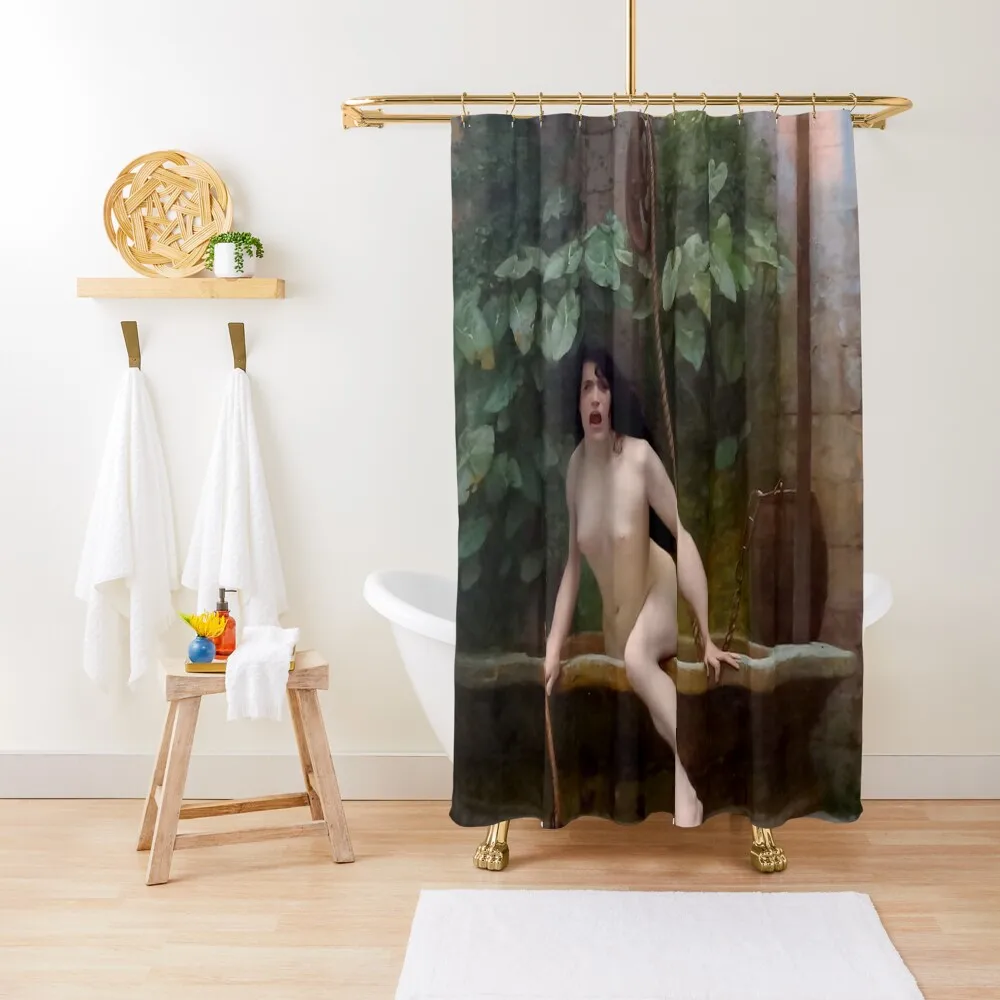 TRUTH COMING OUT OF HER WELL TO SHAME MANKIND - JEAN-LEON GEROME Shower Curtain Bathroom For Shower For Bathroom Shower Curtain