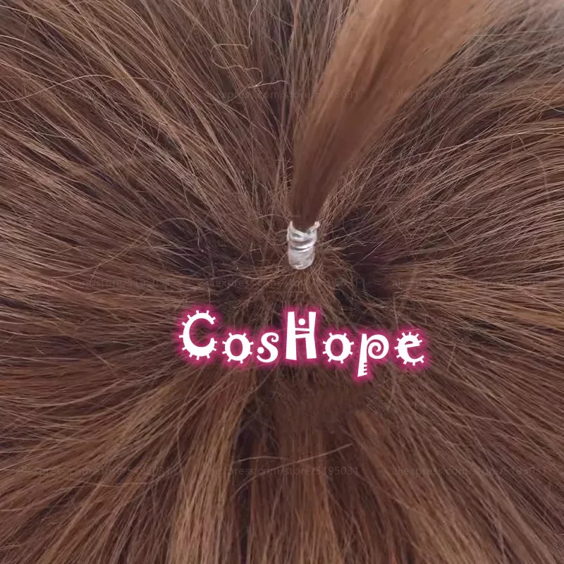 توغاشي يوتا 30 سنتيمتر شعر مستعار بني أنيمي تأثيري مقاومة للحرارة بيروكات صناعية