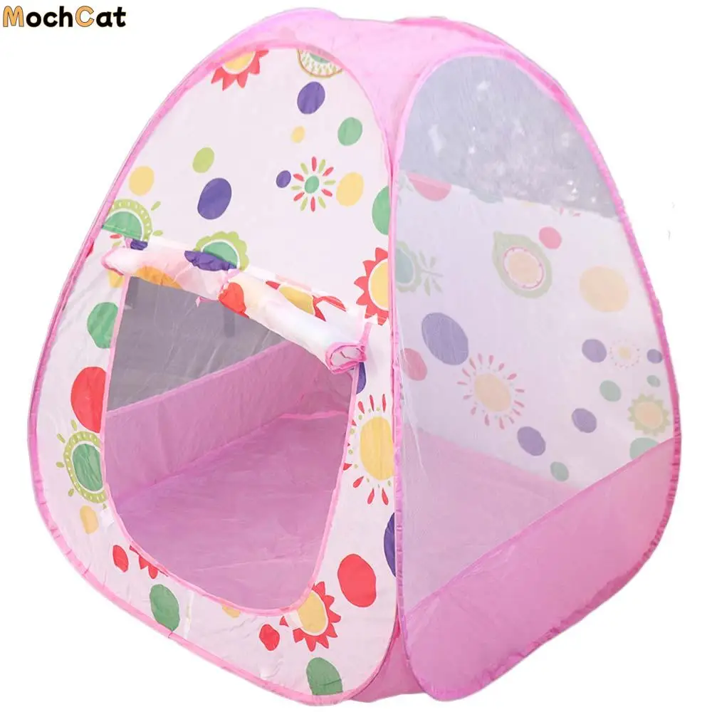 

Домики принцессы, детский игровой домик, палатка, игрушечные домики, портативный типи-домик с подсолнечником, розовые моющиеся складные игрушечные палатки
