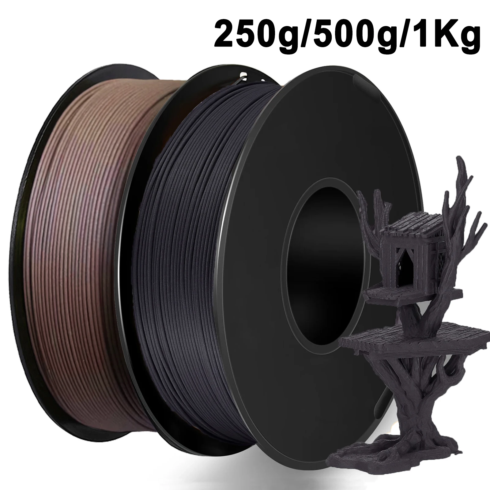 

1,75 мм PLA деревянная нить для 3D-принтера 250 г деревянная роза черное дерево красные сандалии деревянная сублимация материал для 3D-печати нить 500 г 1 кг