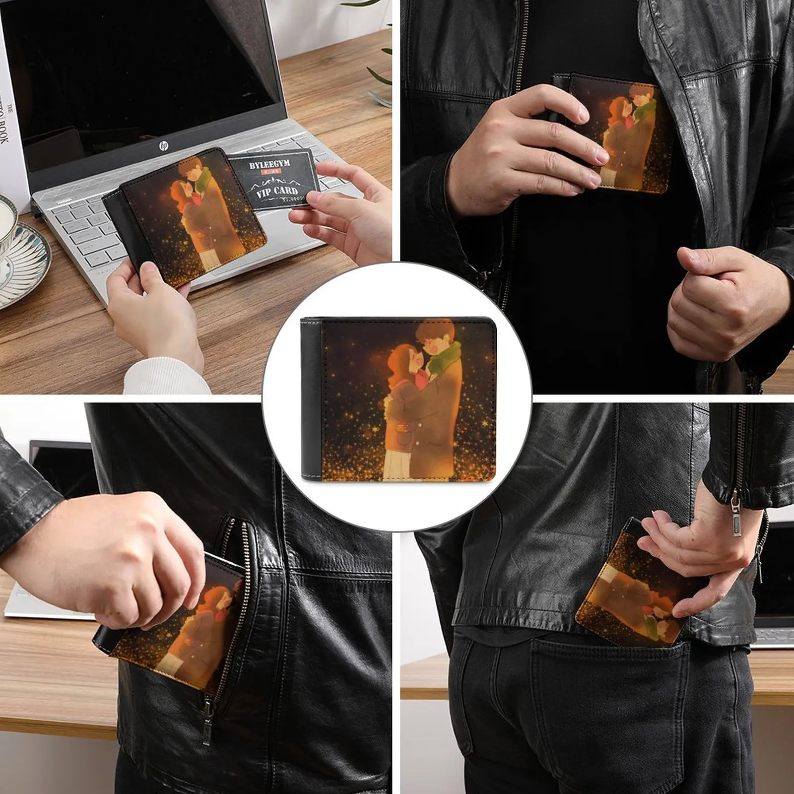 ルフィ素晴らしいデザインパターンレザーメンズ財布ホット販売新メンズ財布トレンドカードパック財布アニメマンガルフィモンキー