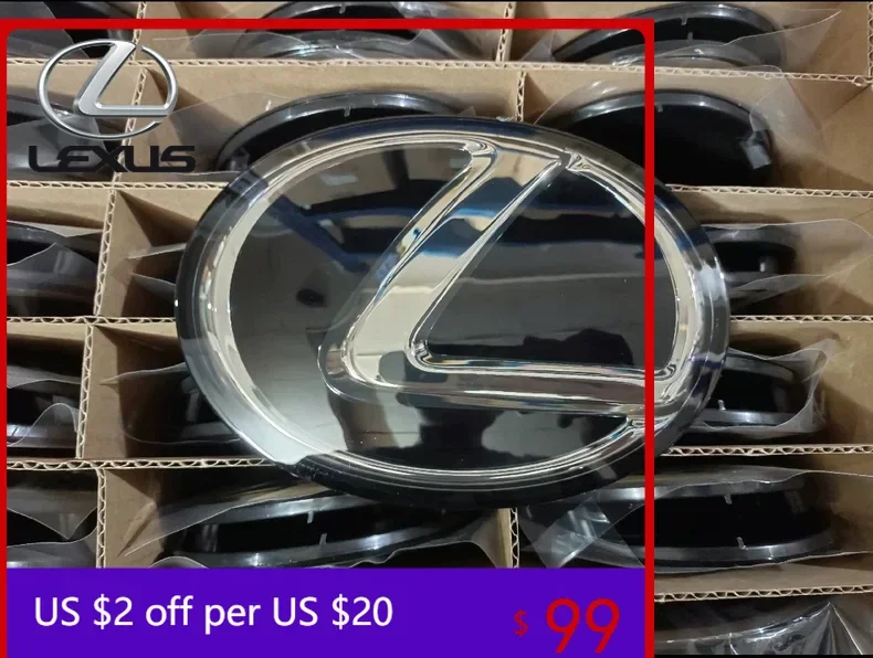 

Декоративные накладки для Lexus NX, IS, ES, UX, NX RZ450, GX500: Передняя эмблема с функцией радара ACC 90975-A2021, 90975-02171, 90975-02175