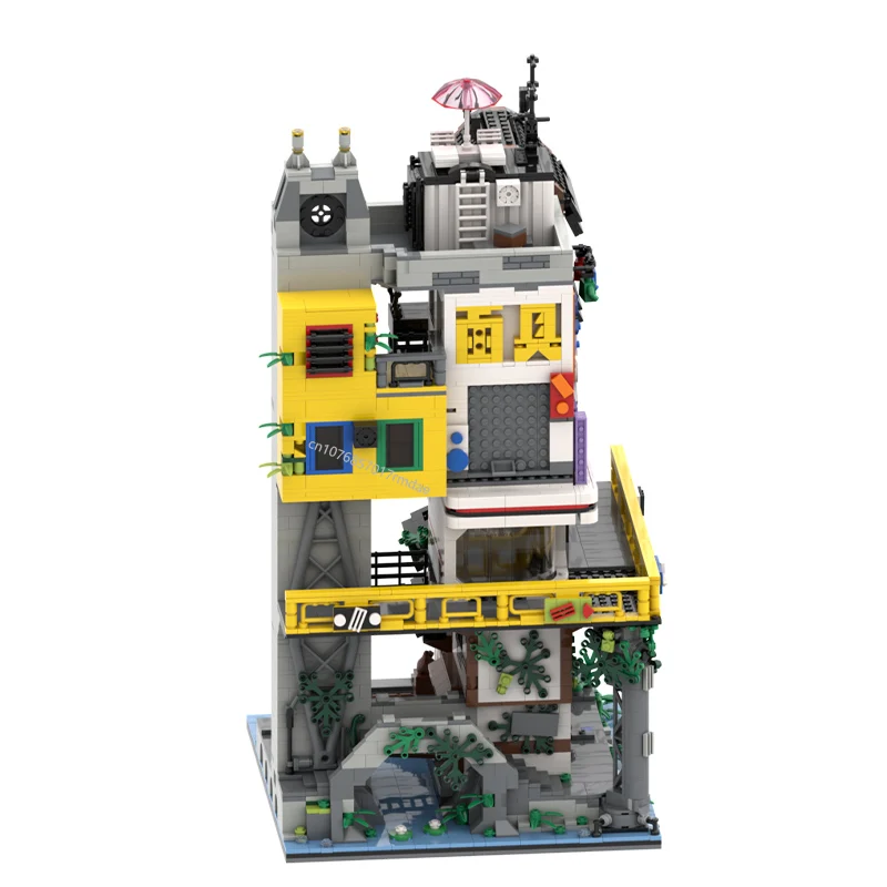 NUOVO 3077PCS Città di vendita calda Street View Moc Casa modulare sull'acqua Idee creative fai da te Giocattolo per bambini Blocchi regalo di compleanno