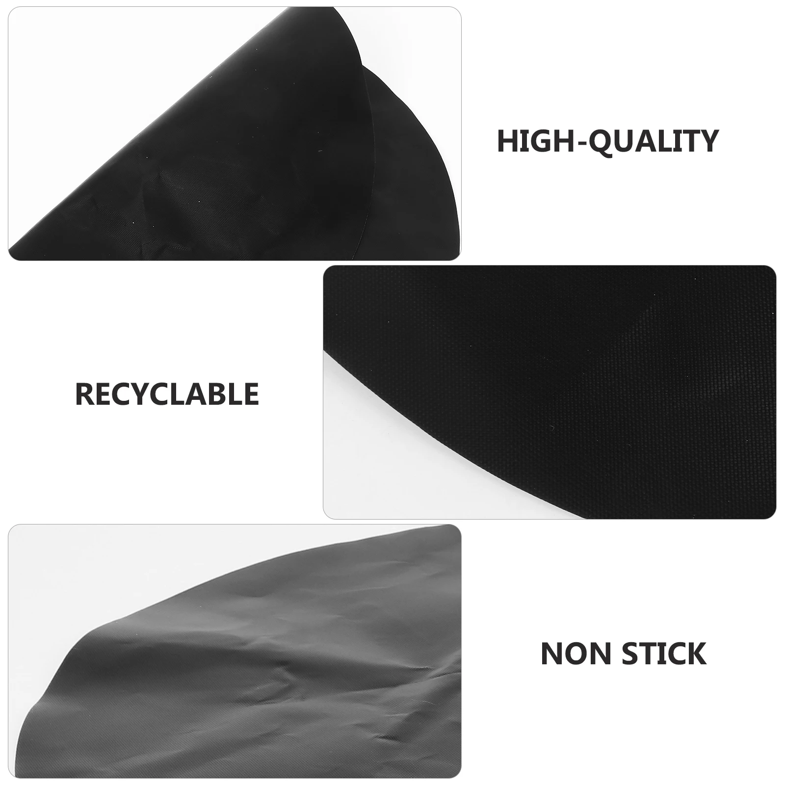 

Barbecue Mat Grill Bbq Mesh Round Mats Set Reusable Circle PTFE Coated Fiberglass Safety Easy Clean Kitchen Barbecue Tools