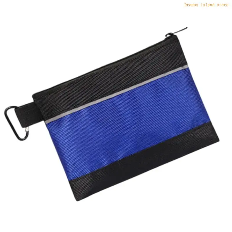 Bolsa ferramentas com zíper eletricista Oxford Pouco ferramentas à prova d'água para organizador ferramentas para e
