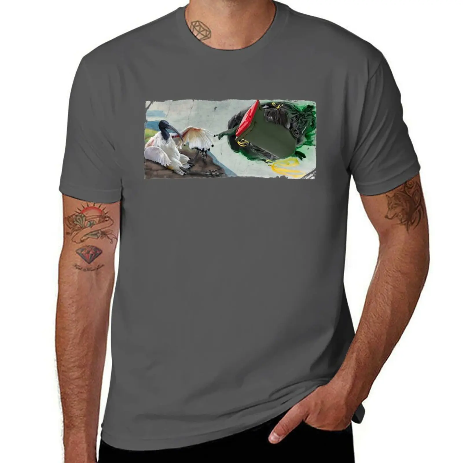 of Chickens Bin The Creation T-Shirt Cool Dry Performance T-Shirt