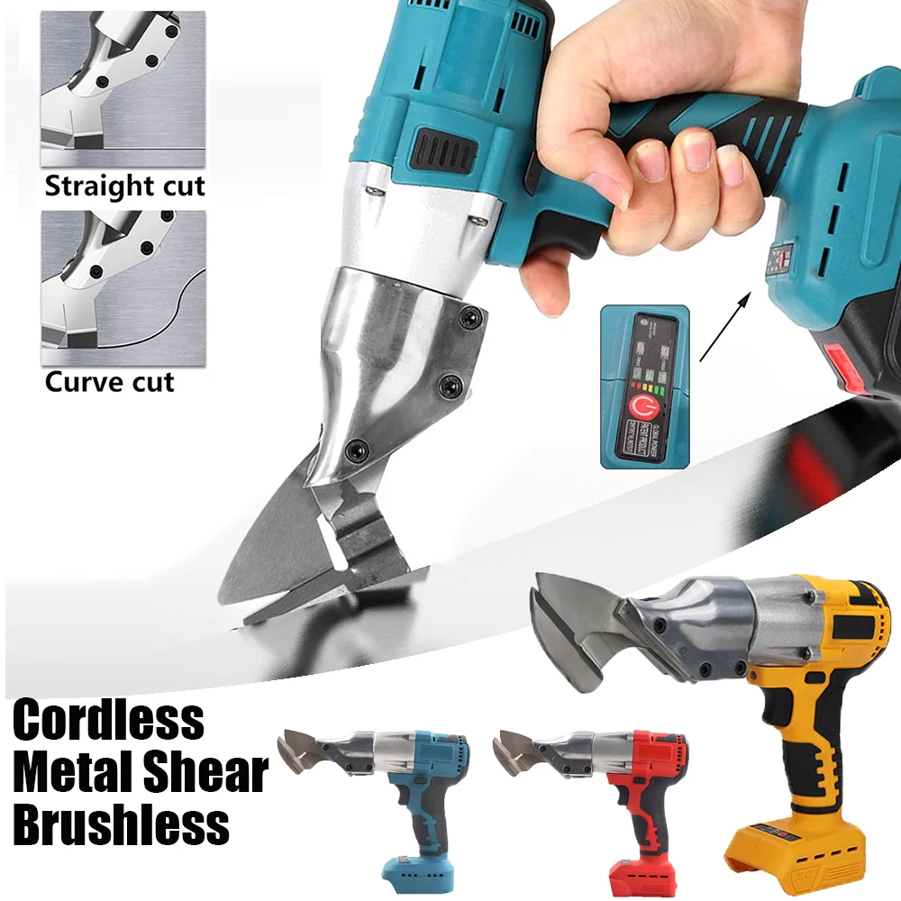 

Brushless Electric Scissors 500W Cordless Iron Sheet Scissors Electric Metal Cutting Tools Fit Makita/Dewalt 18V Battery