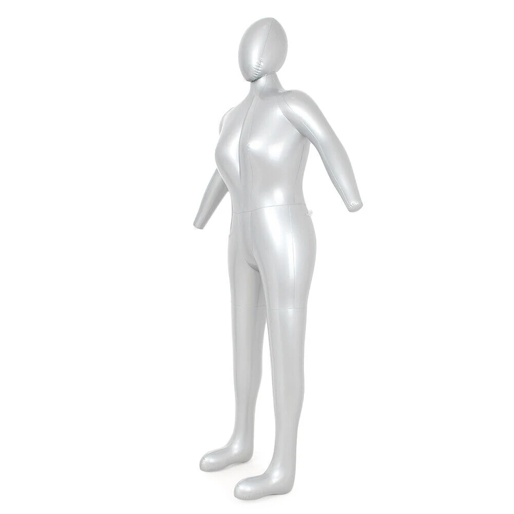 165cm Full Body Woman Female Inflatable Mannequin Dummy Torso Display Model PVC For Tailor DIY Sewing Clothes Model Display