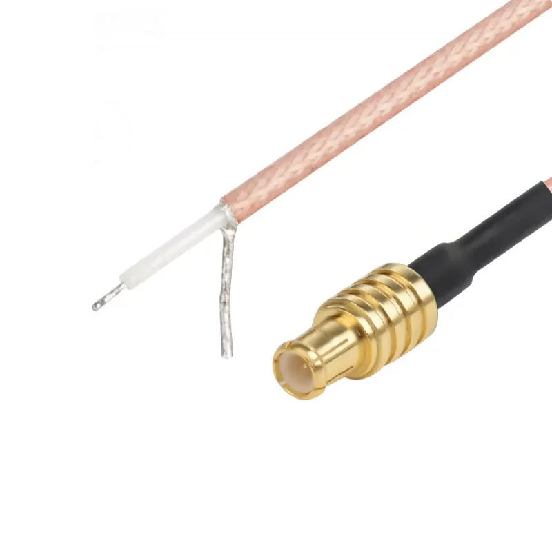 MCX to PCB Cable, MCX Plug to PCB Soldering Pigtail 50 Ohm RG316 Cable Single End RF Coaxial Cable Wire Connector Cord