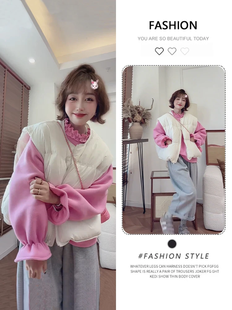 

Утепленный женский жилет из хлопка, осенне-зимний, модный, универсальный, в корейском стиле, длинный, на молнии...