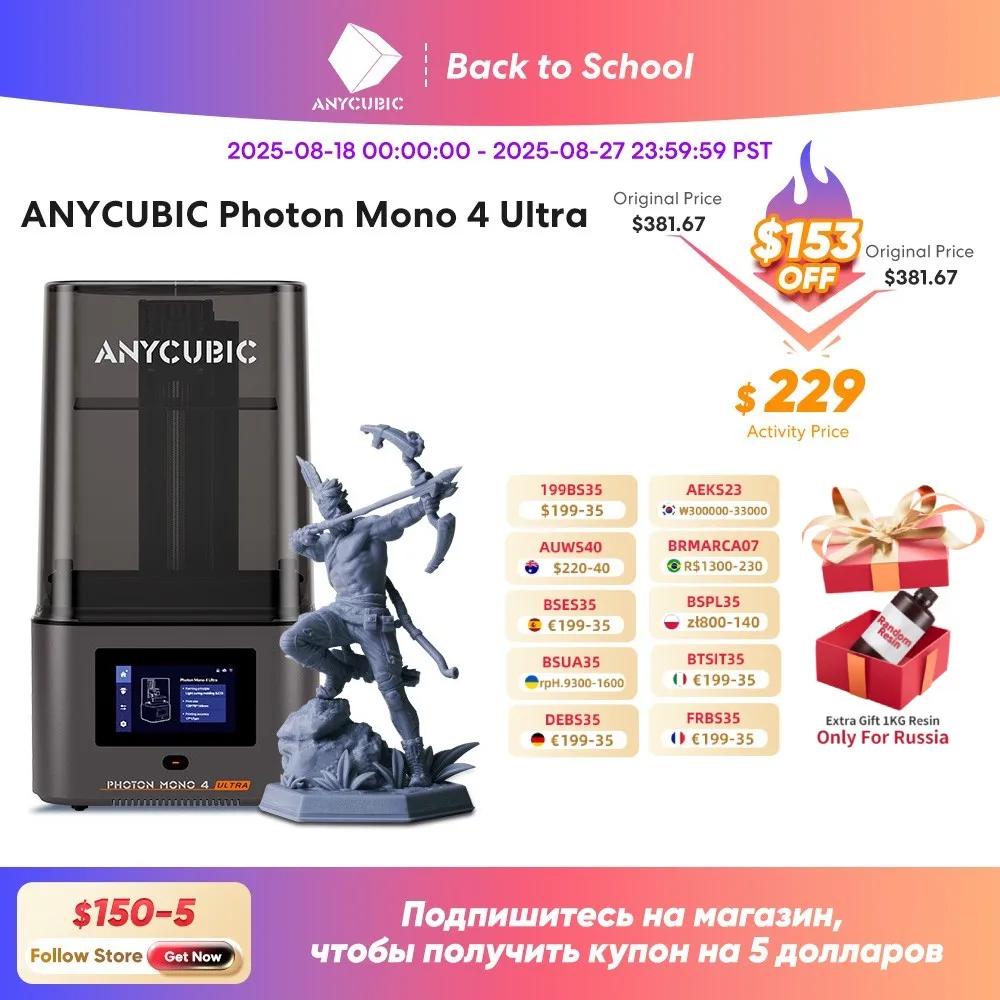 ANYCUBIC Photon Mono 4 Ultra LCD 3D Printer 7