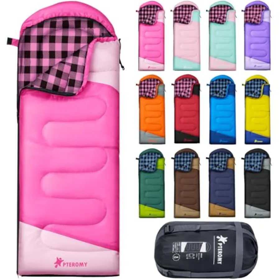 

Sleeping Bags for Adults Lightweight and Machine Washable Water Resistant Backpacking Camping Sleeping Bag for Warm Cold Weathe