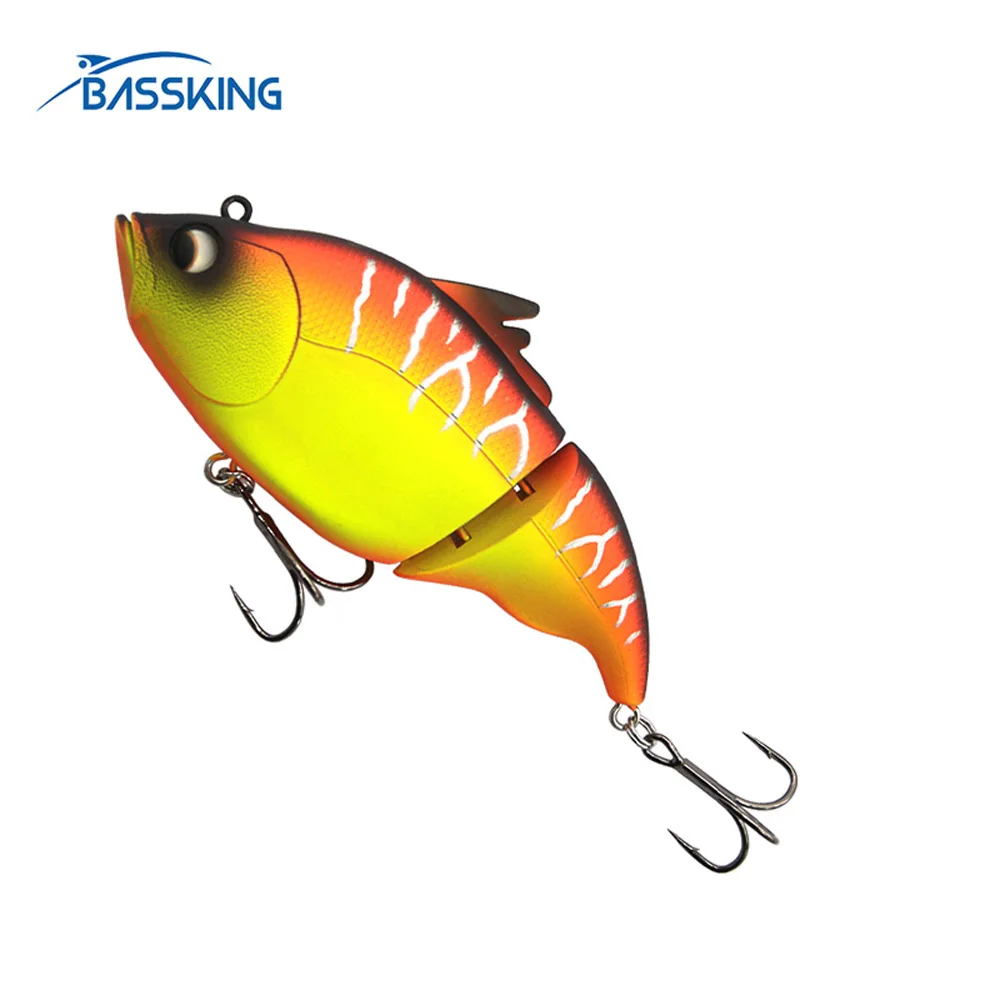 BASSKING Pike Fishing Vatalion 120mm 43.5g Vibration Jointed Bait Swimbait Bass Fishing Lure Floating Megabass Vatalion Leurre