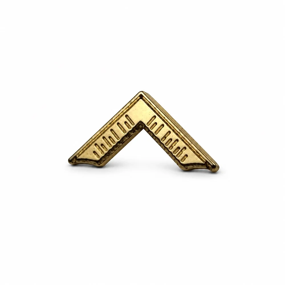 12mm Small Gold Sqaure Masonic Lapel Pin Gold Metal Masonic Brooch Badge Elegant Fashion Suit Jacket Accessories Gifts