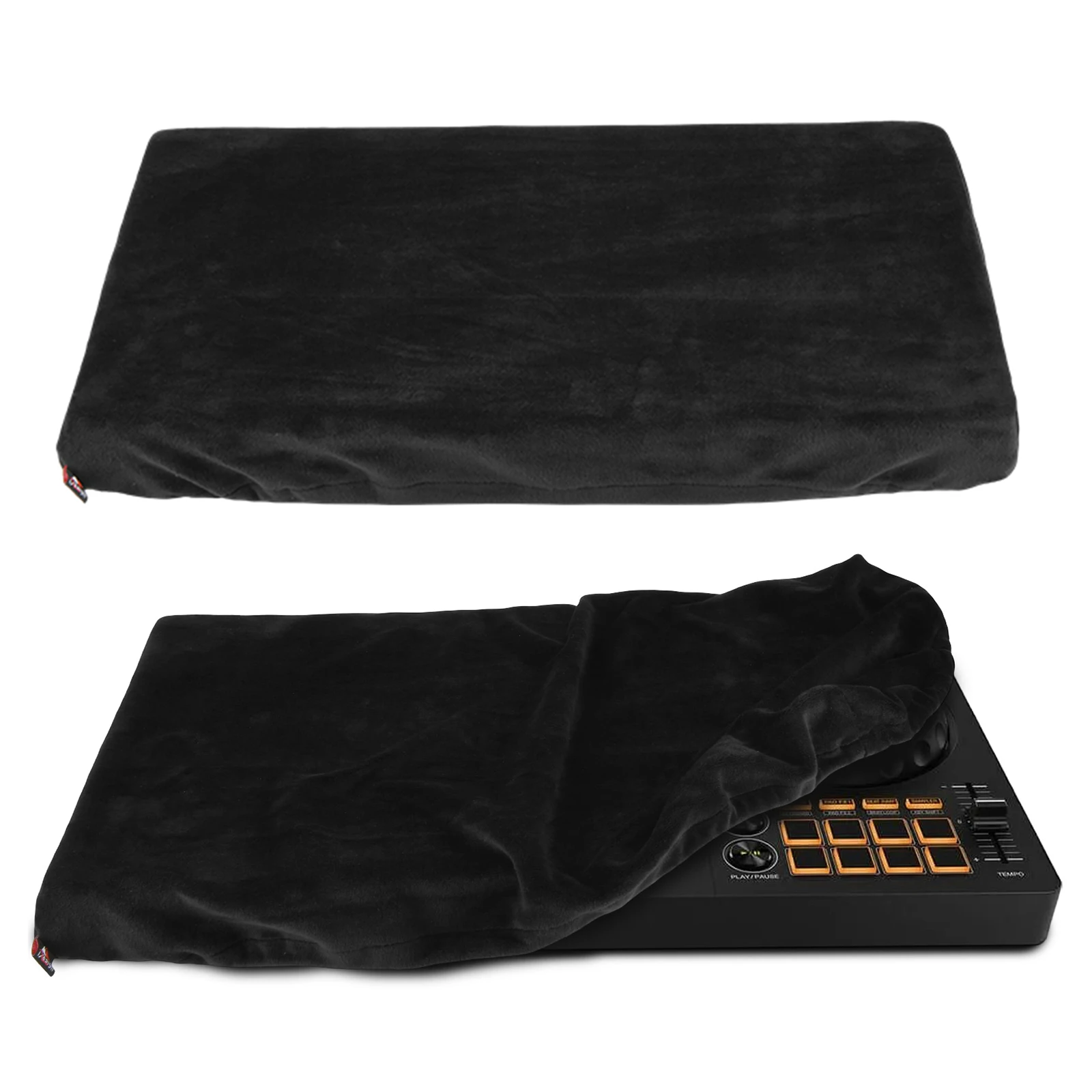 Washable Protective Cover with Elastic Band Reusable Dustproof Sleeve Compatible for Pioneer DDJ-FLX4 DJ Controller