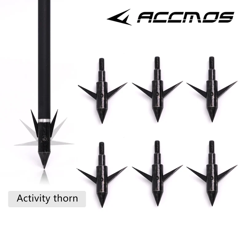 

6/12pcs Fishing Arrowhead Carbon Arrow point 145/150 Grains Fishing Arrow Head Archery Accessories