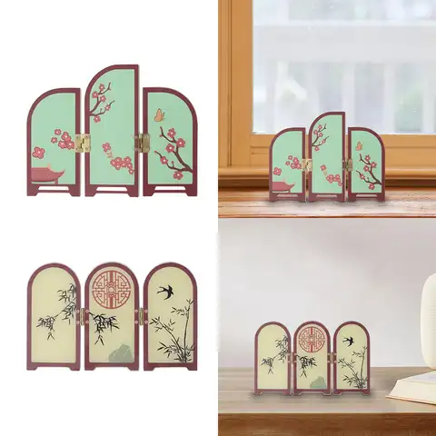 사무실 입구 캐비닛 조리대용 장식 스크린 미니 접이식 스크린