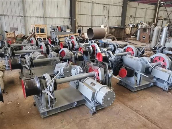 BV hydraulic electric marine winch windlass, locally controlled or remotely controlled