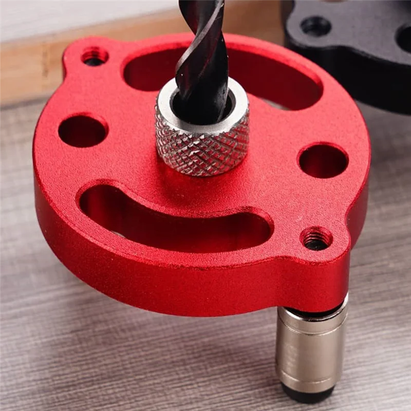 

High Quality-Vertical Doweling Jig Woodworking Hole Puncher Self-Centering Drill Guide Locator For Furniture Connection Tools, D
