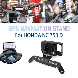 HONDA NC D NC 750D New D yeni motosiklet ön orta navigasyon braketi GPS cep telefonu chargingMobile telefon desteği