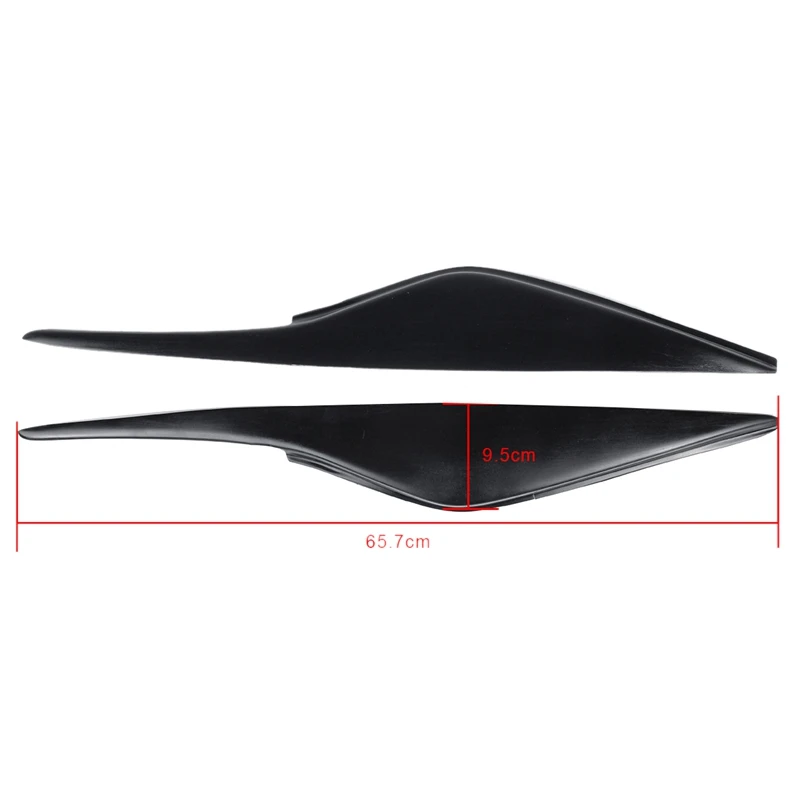 Car Glass Black Headlight Eyebrow Cover Trim Headlamp Sticker For Ford Mondeo MK4 2007-2013