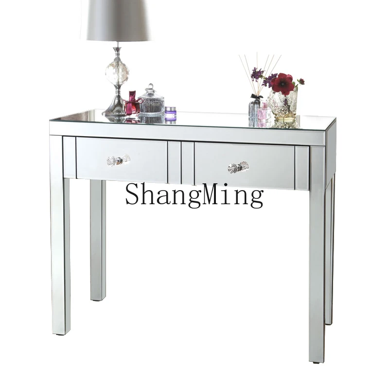 

DHY mirror furniture glass mirror dresser makeup table neoclassical postmodern