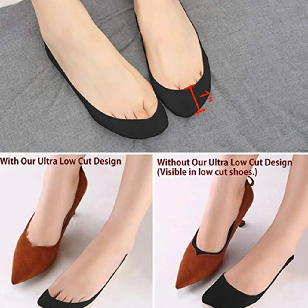 Women Boat Socks Are Non-slip And Invisible Low Liner Slip Socks Socks Girls Cut Ultra-thin Women For High Heels Socks