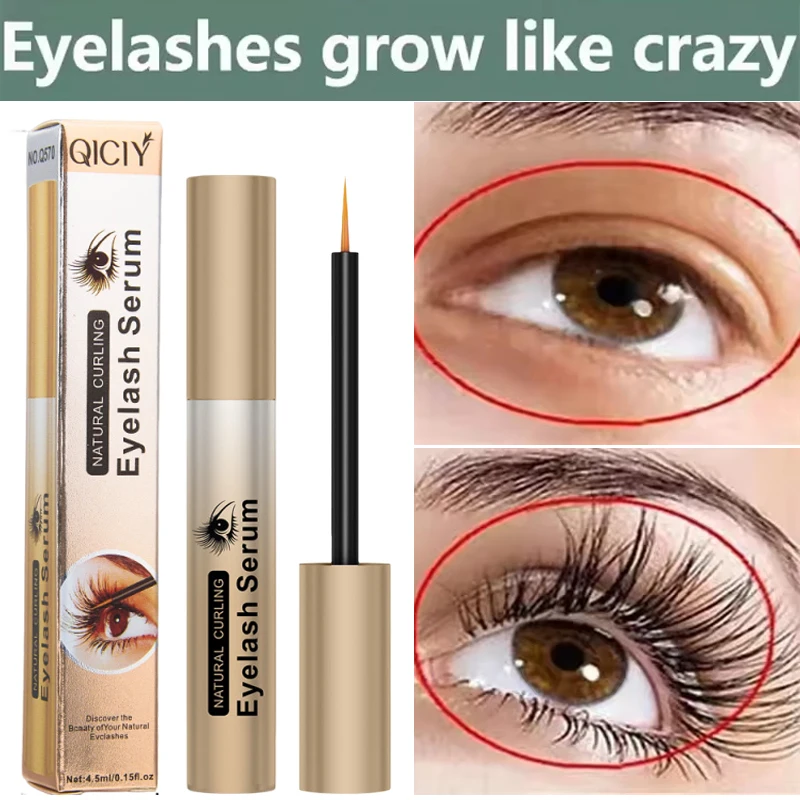 Sérum de croissance rapide des cils, rehausseur de cils naturel, plus long, plus épais, traitement des cils, produits de soins pour les yeux, maquillage, 7 jours