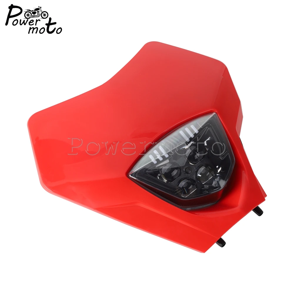 12V LED Motocross Headlight Hi/Lo Beam DRL Head Lamp For GASGAS EC EC250 EC300 EC250F EC300F Off Road Bikes Headlamp 2021-2023