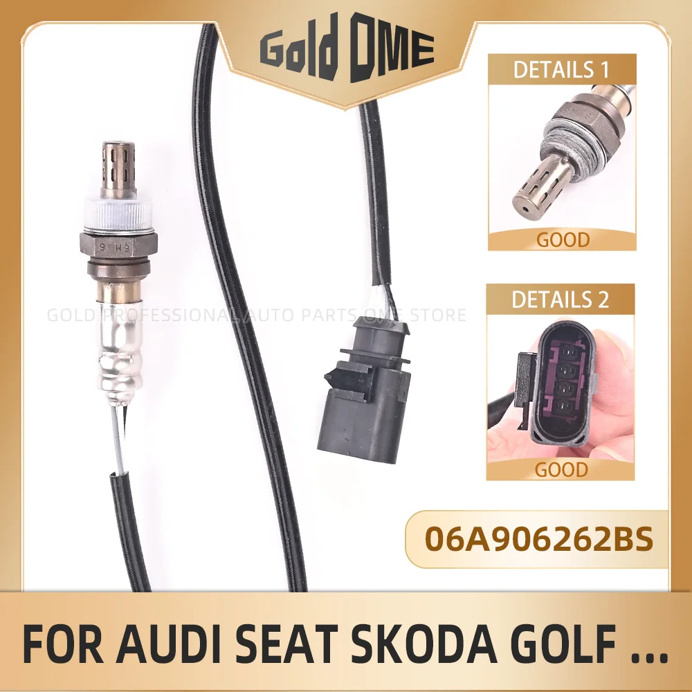 Czujnik tlenu O2 pasuje do Audi A3 Seat Altea Toledo Skoda Octavia Golf Jett a Polo Touran 06A 906262 BS 06A 906 262 BS 06A 906262 AA