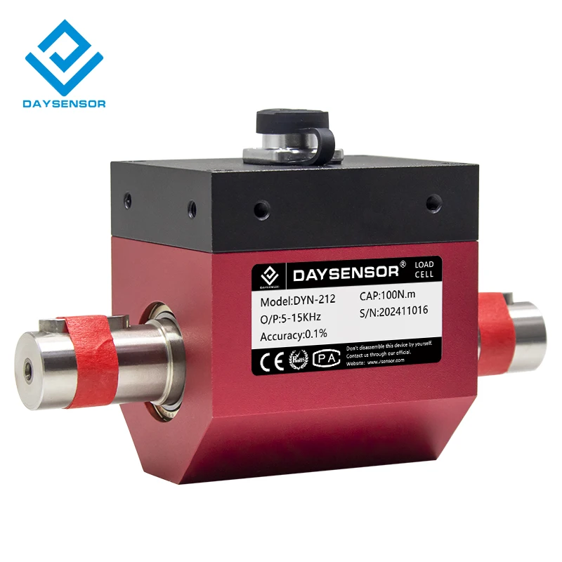 

DYN-212 Вращающийся динамический датчик крутящего момента, большой диапазон двигателя, тестер поворотного преобразователя, цена продажа для передачи на большие расстояния