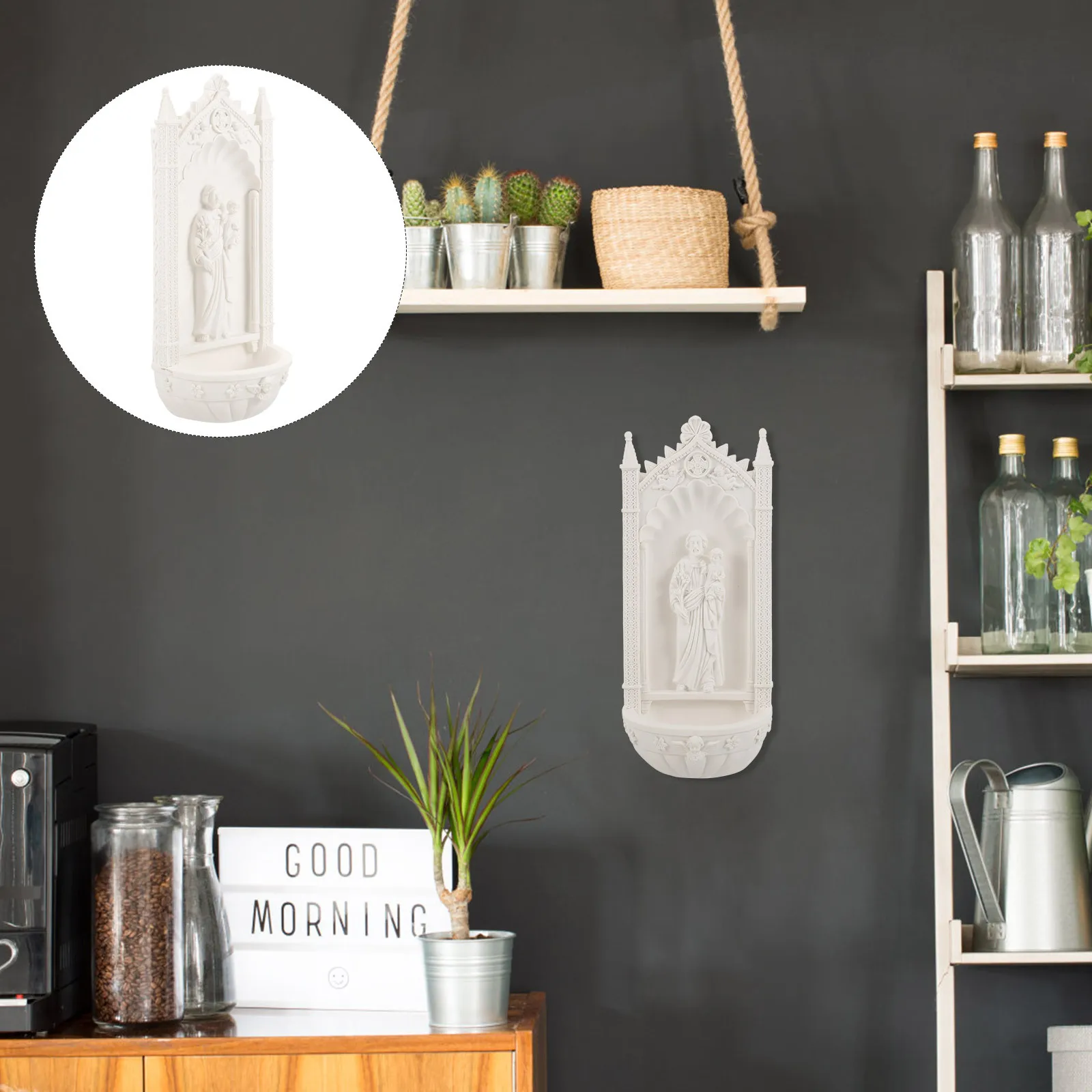 

Jesus Pendant Resin Craft Miniature Jesus Ornament Home Office Church Desktop Decoration Religious Decor Resin Craft Decor