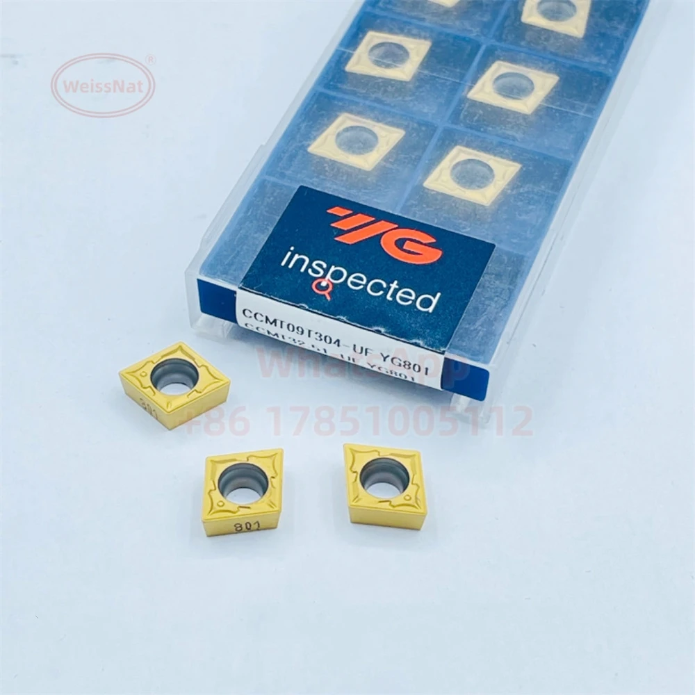 YG-1 CCMT060204 CCMT060208 CCMT120408 CCMT09T304 CCMT09T308 CCMT060204-UF YG801 YG3020 YG3030 Carbide Insert CCMT Inserts