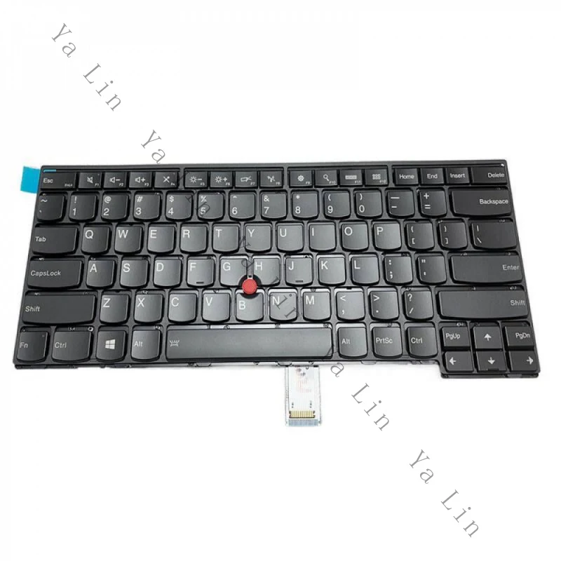 XX + nuevo teclado inglés para ordenador portátil, teclado estadounidense para Lenovo ThinkPad T440 T450 T460, repuesto FRU 00HW837