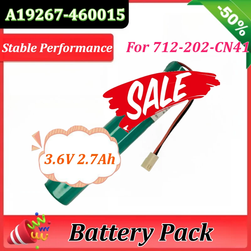 

3.6V 2.7Ah A19267-460015 Ni-MH Battery Pack for 712-202-CN41 Rechargeable Batteries