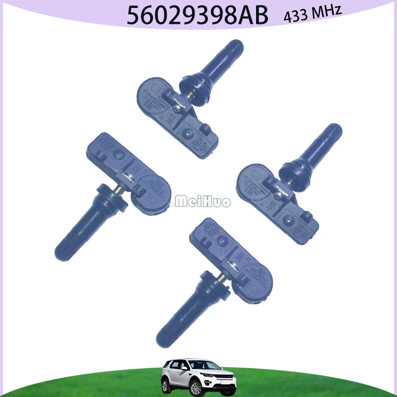 

Датчик давления в шинах 56029398AB для Fiat 500 (с 2007-05 по 2008-12), 433 МГц, автомобильный TPMS, 53104671, 68241067AA, 68241067AB (1/4 шт.)