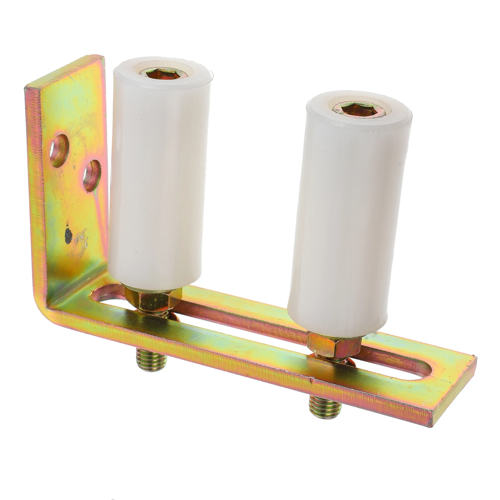 

Sliding Roller Guide L-Bracket Adjustable Nylon Wheel For Gate Hardware Heavy Duty Track Pulley Kit Sliding Gate Hardware