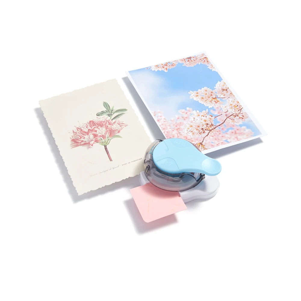 3 In 1 R4 R7 R10 Plastic Punching Machine DIY Card Paper Hole Punch Circle Pattern Photo Cutter Tool Scrapbooking Hole Puncher