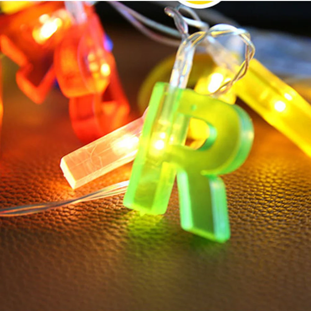 

Letter Light String Simple Life Decoration Birthday Decorative LED Letters Lamp