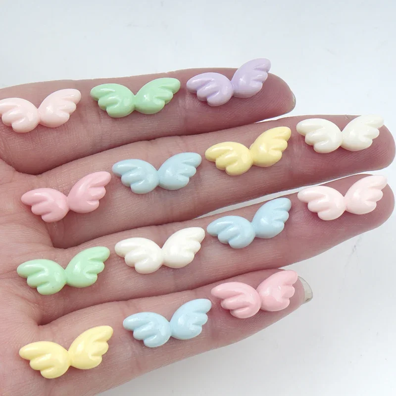 30/300 pçs mini asa resina artesanato remendo flatback diy para crianças materiais scrapbooking fazendo manicure hairpin acessórios