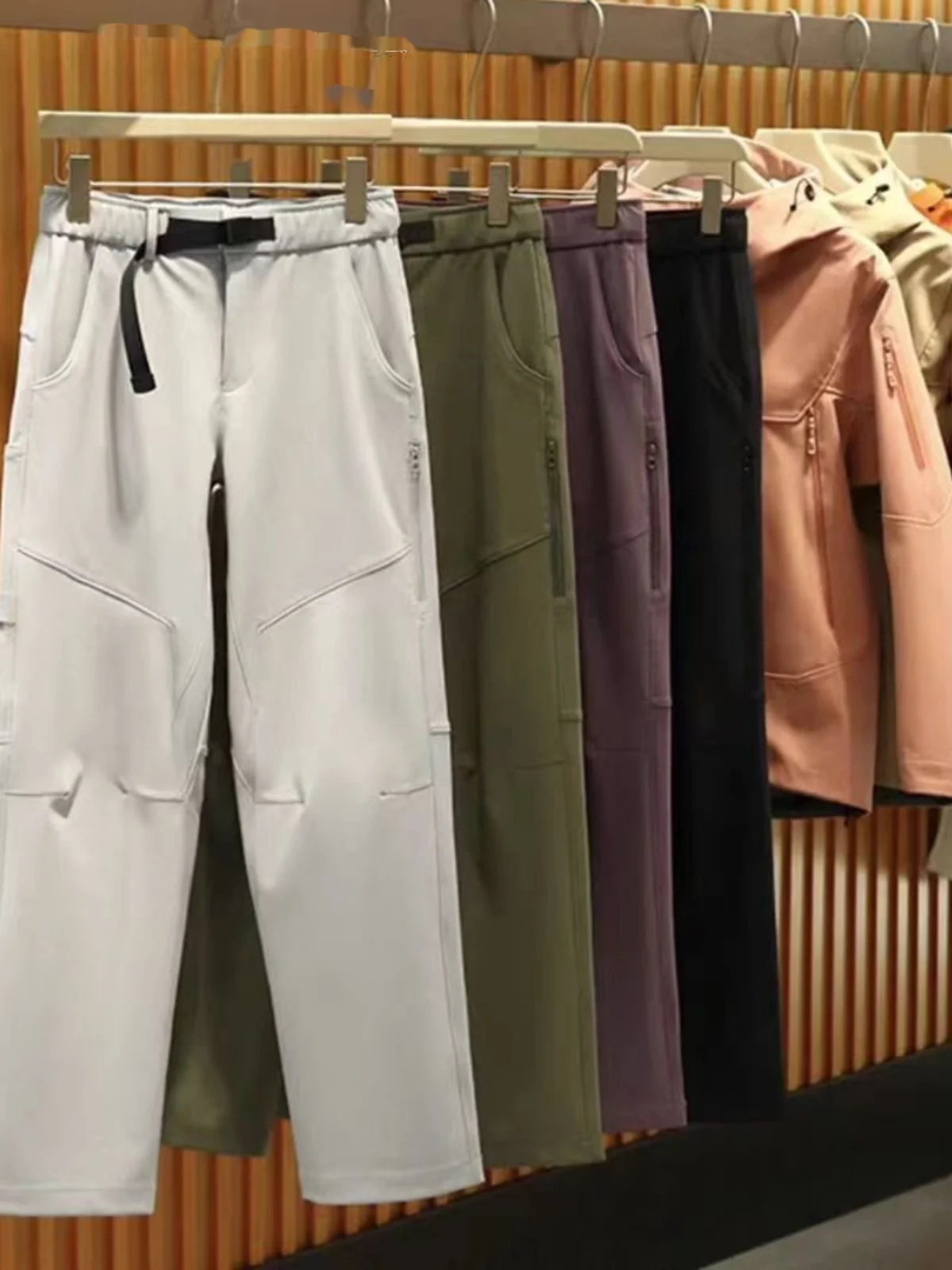 

Водонепроницаемые повседневные брюки Softell для женщин: прямые брюки из технологичной ткани с 3D-кроем, на молнии, с завышенной талией, весенние