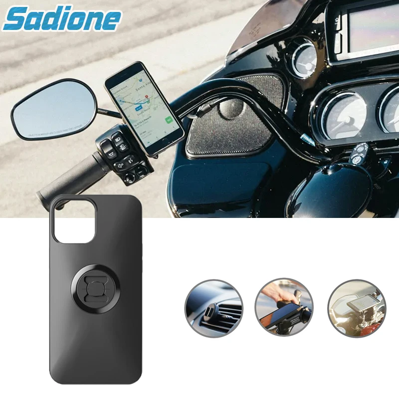 Mobile Phone Cover For iphone 14/14 Pro/14 Plus/14 Promax Cover Connect Guard Motorcycle Bicycle Smartphone Case Accessories