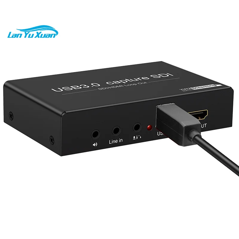 Free Shipping 1080p USB3.0 Capture SDI HDMI Video Capture Box for Live Streaming Video Game Grabber with Free Driver