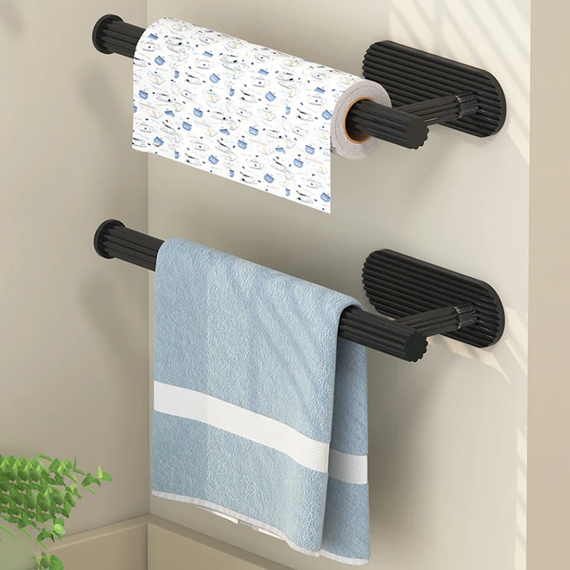 

1Pcs Adhesive Toilet Paper Holder Kitchen Roll Towel Rack Napkin Dispenser Absorbent Stand Tissue Hanger Bathroom Accessories